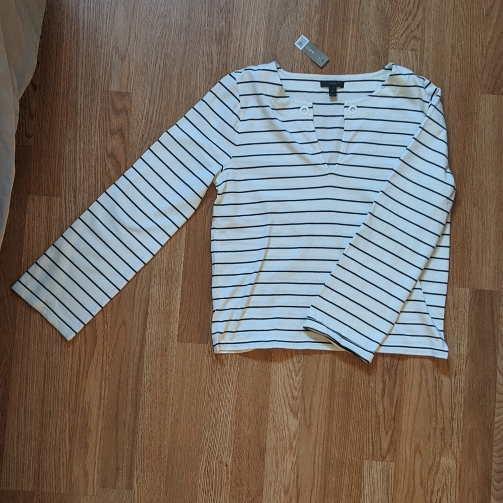Nautical Inspired J. Crew Long-Sleeve Shirt